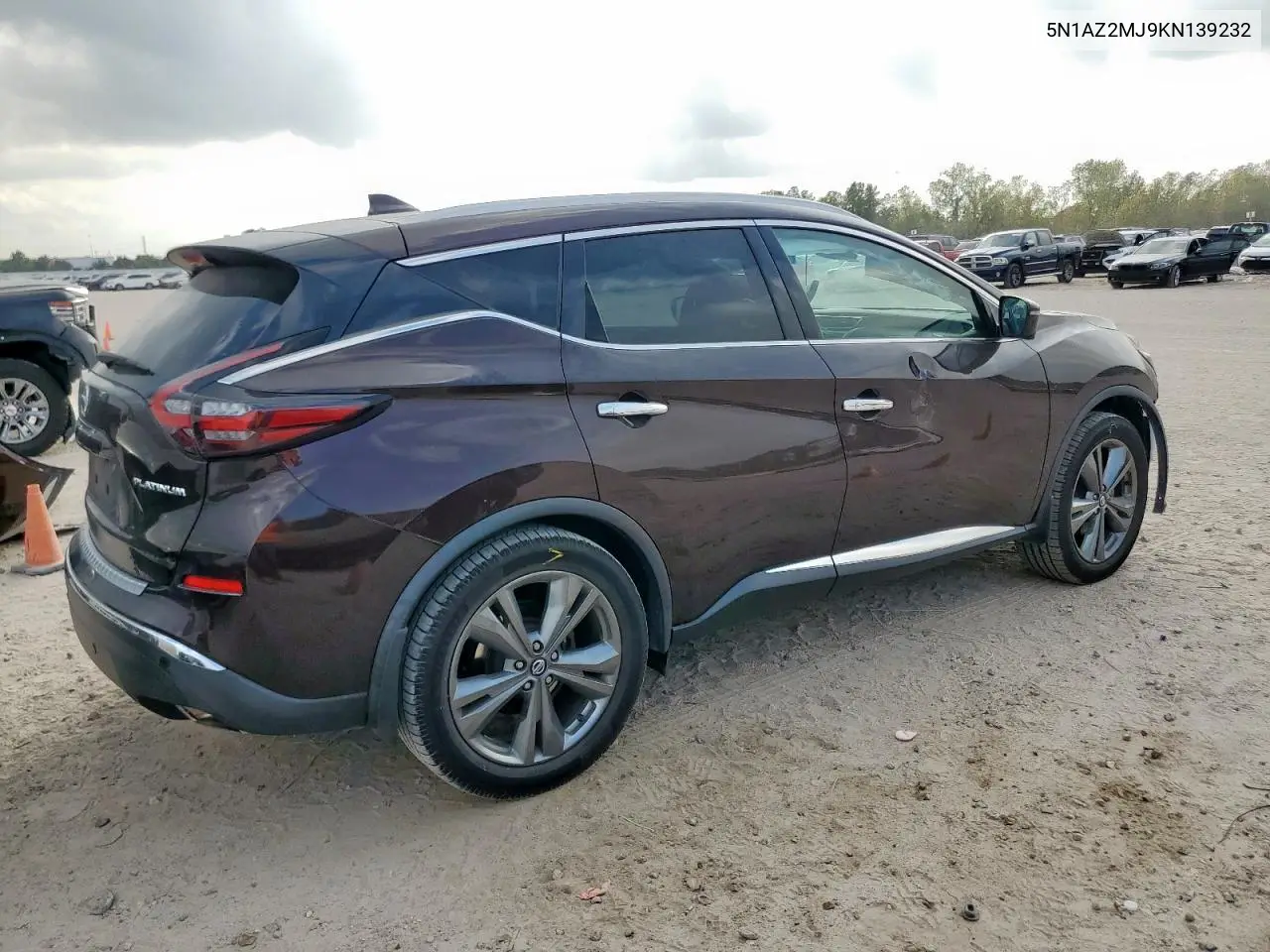 5N1AZ2MJ9KN139232 2019 Nissan Murano S