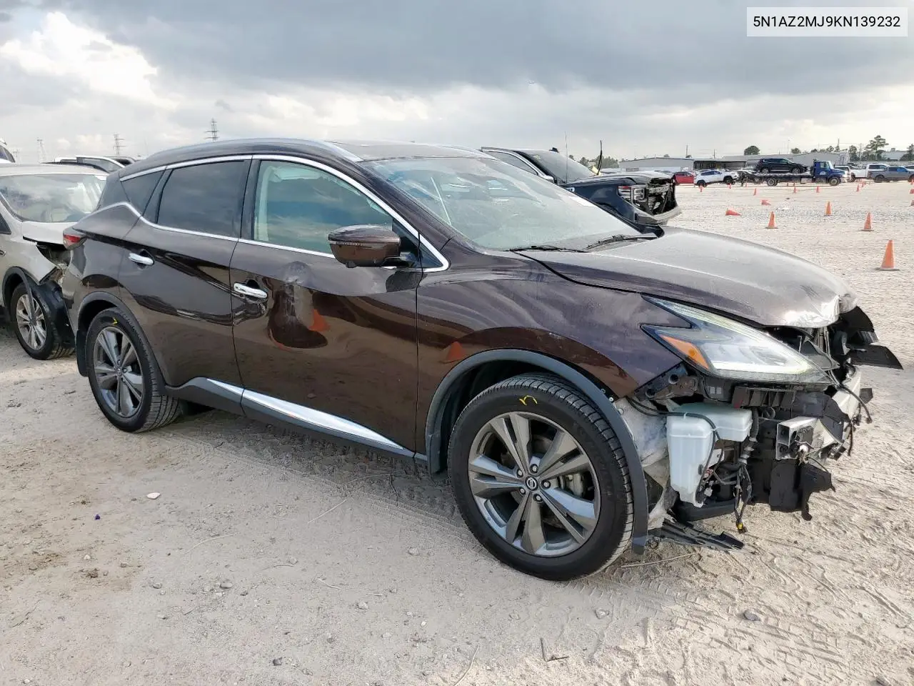 5N1AZ2MJ9KN139232 2019 Nissan Murano S