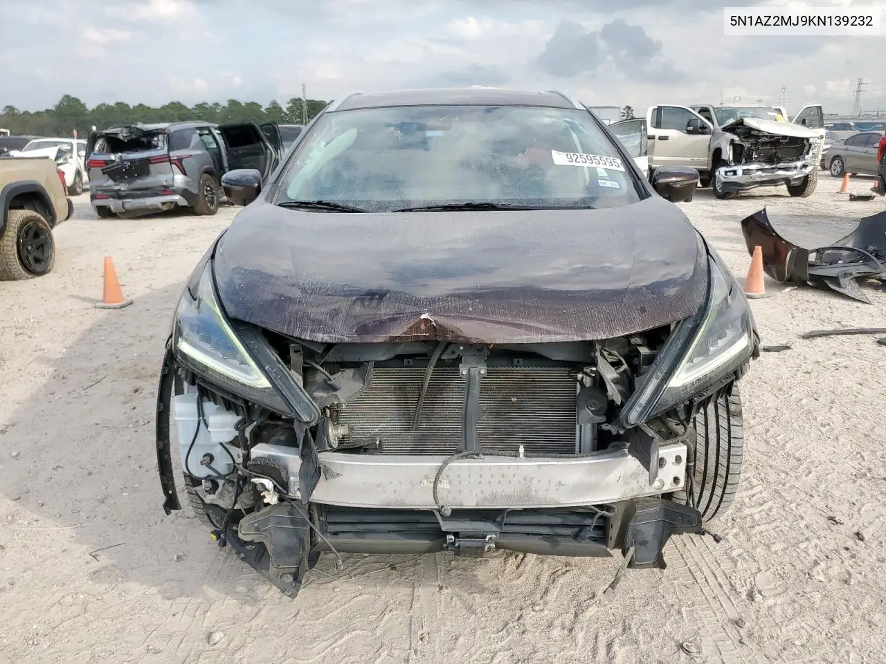 5N1AZ2MJ9KN139232 2019 Nissan Murano S