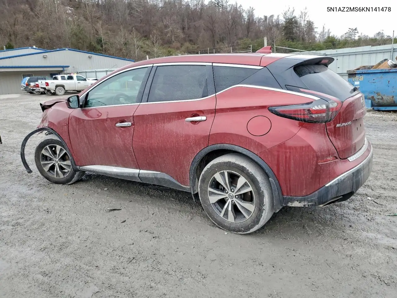 5N1AZ2MS6KN141478 2019 Nissan Murano S