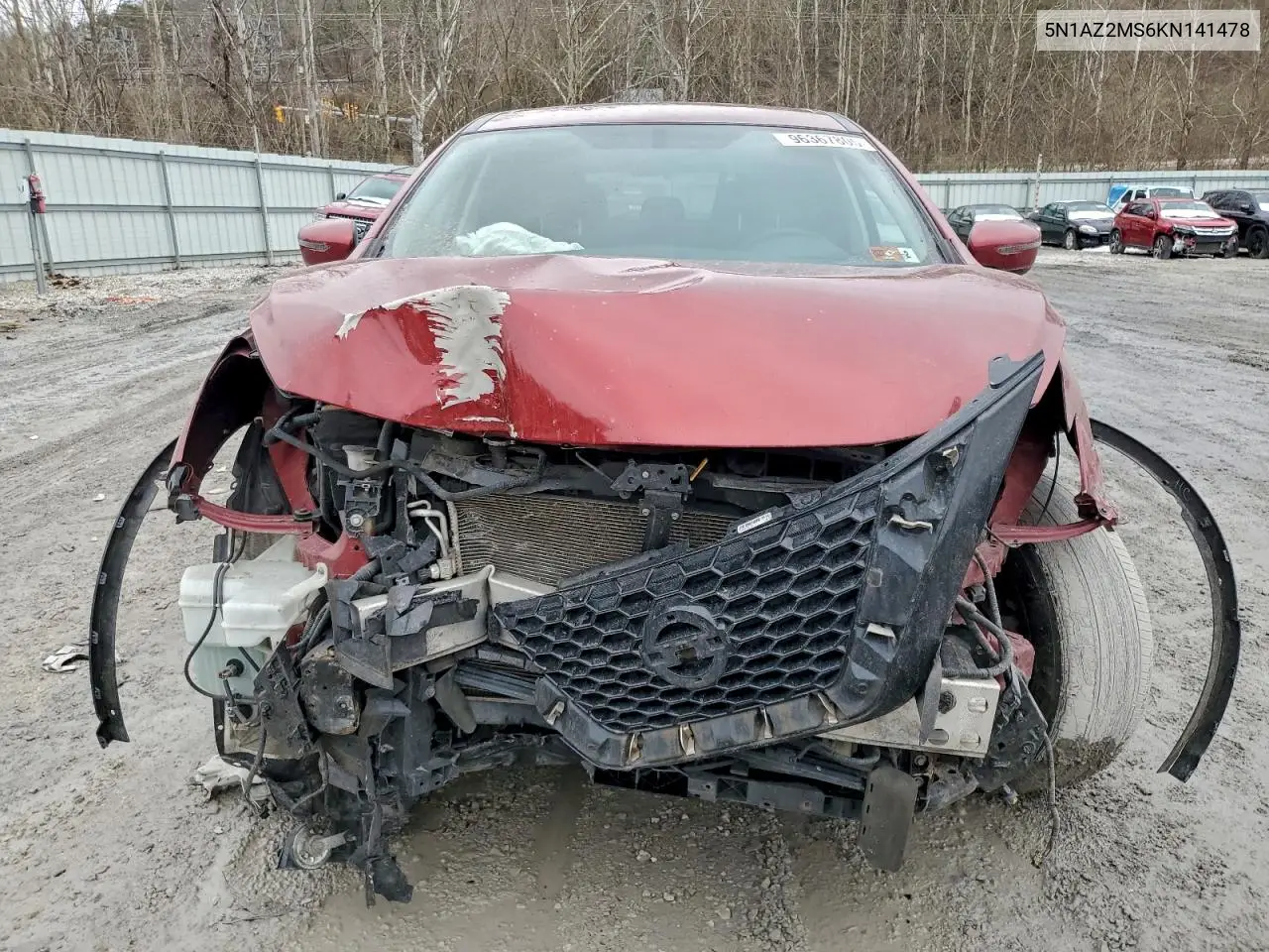 5N1AZ2MS6KN141478 2019 Nissan Murano S