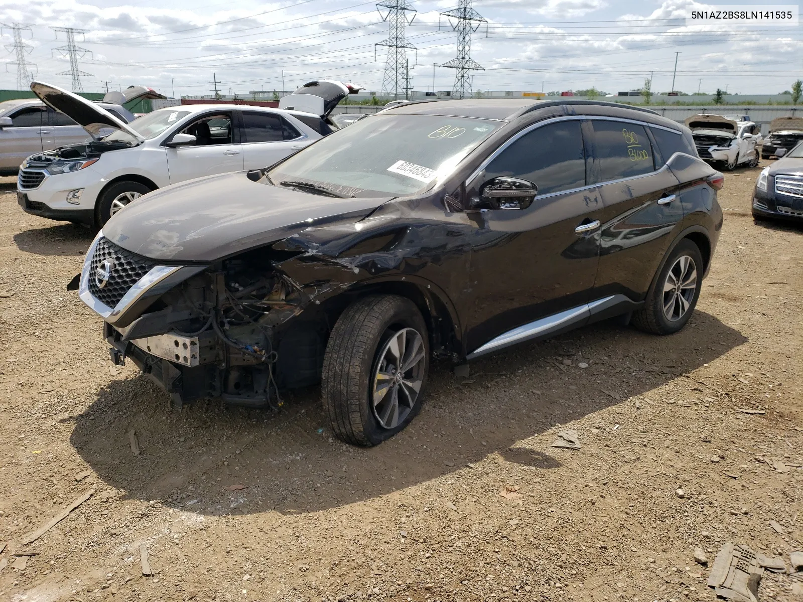 5N1AZ2BS8LN141535 2020 Nissan Murano Sv