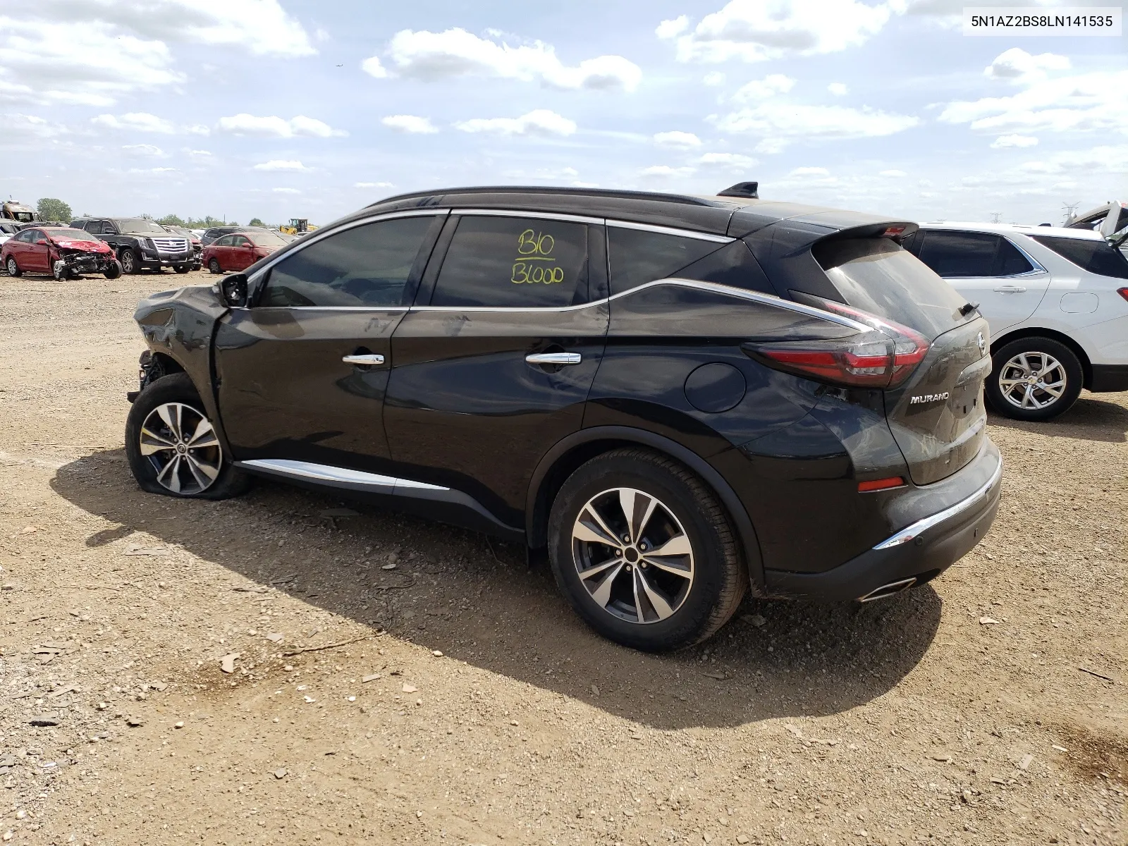 2020 Nissan Murano Sv VIN: 5N1AZ2BS8LN141535 Lot: 60346843