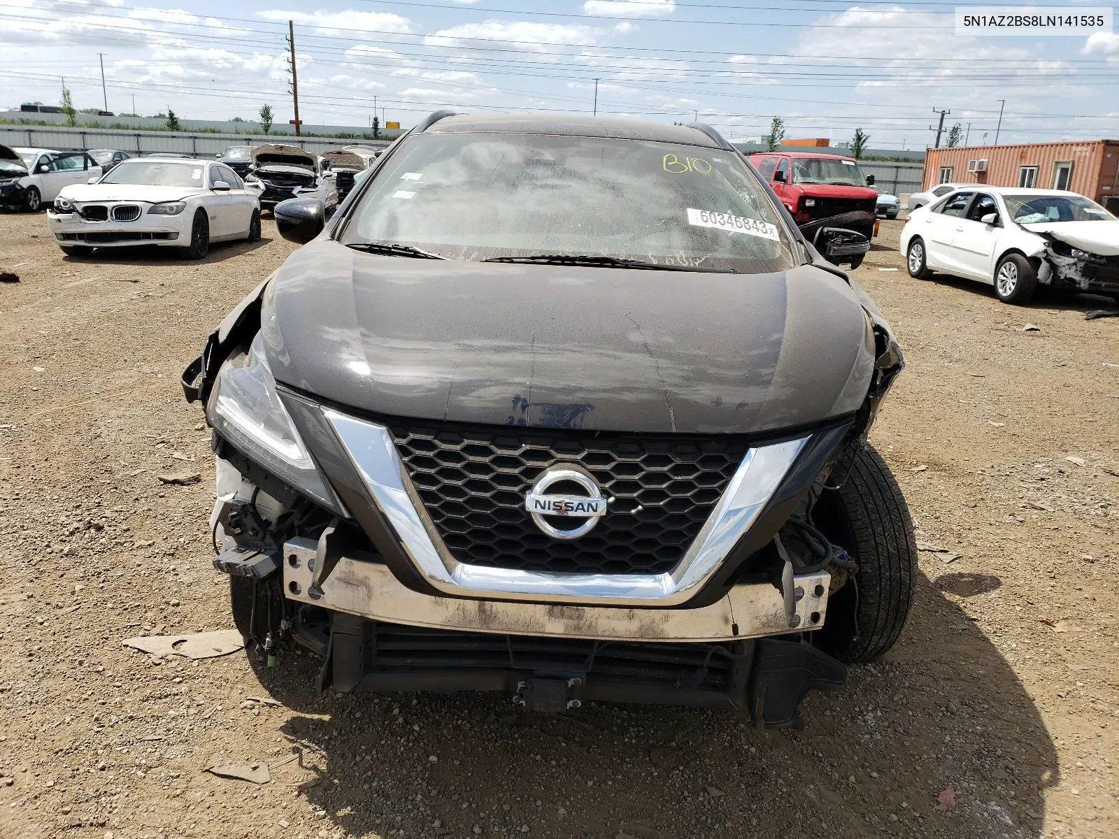 5N1AZ2BS8LN141535 2020 Nissan Murano Sv