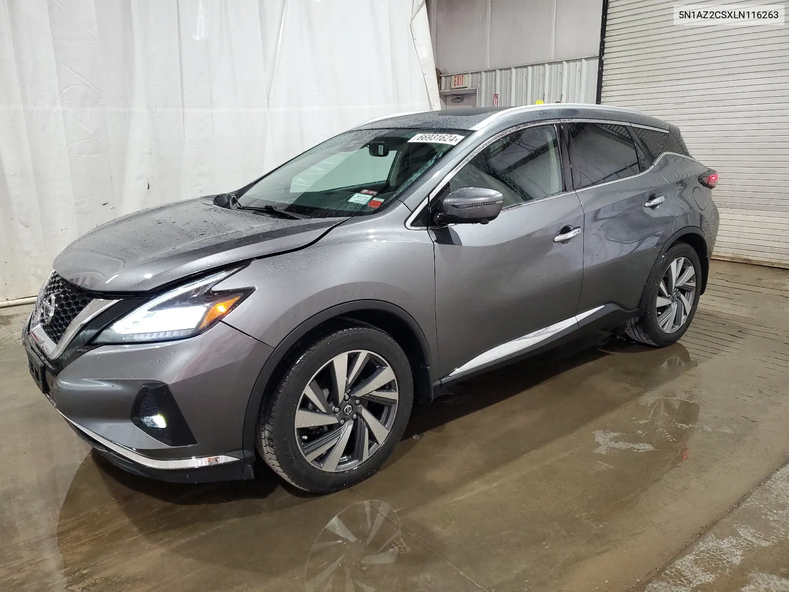 2020 Nissan Murano Sl VIN: 5N1AZ2CSXLN116263 Lot: 66931624