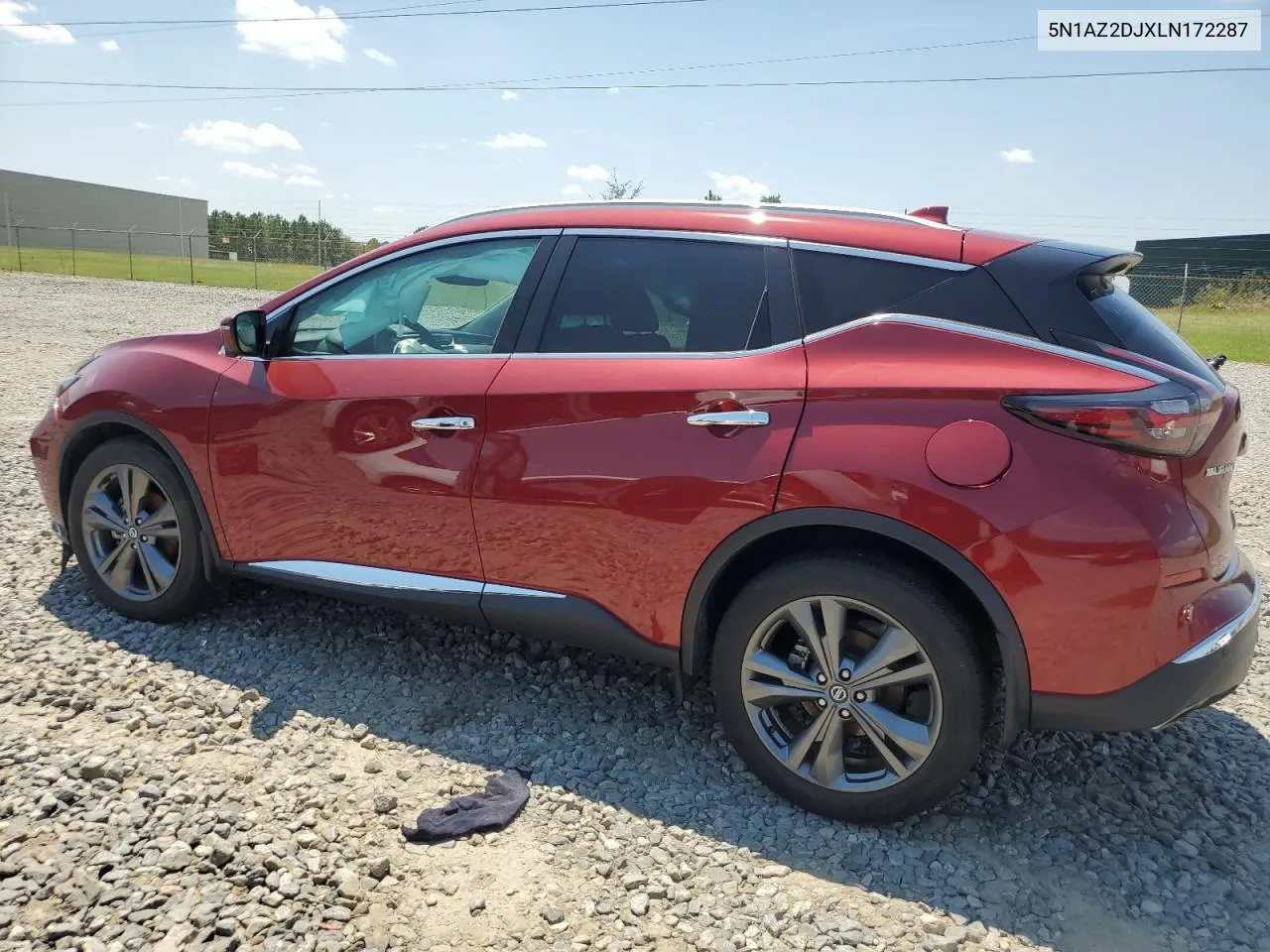 2020 Nissan Murano Platinum VIN: 5N1AZ2DJXLN172287 Lot: 67888414