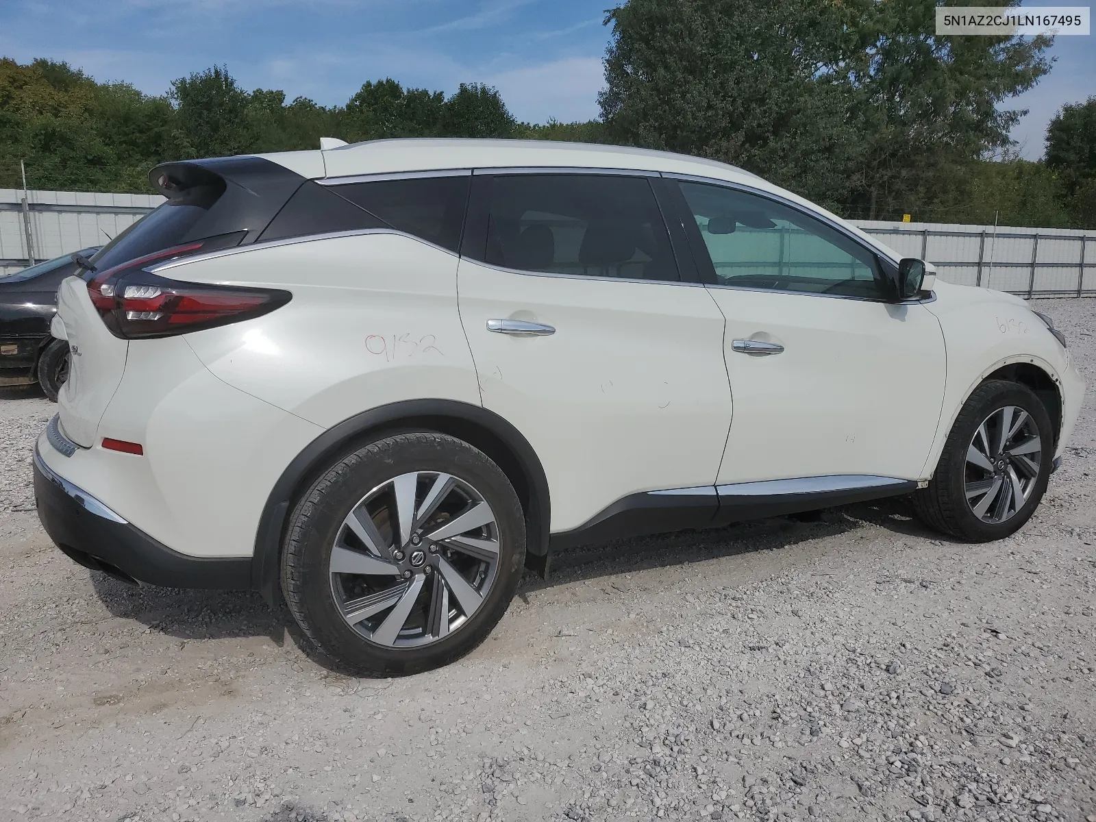 2020 Nissan Murano Sl VIN: 5N1AZ2CJ1LN167495 Lot: 68102544