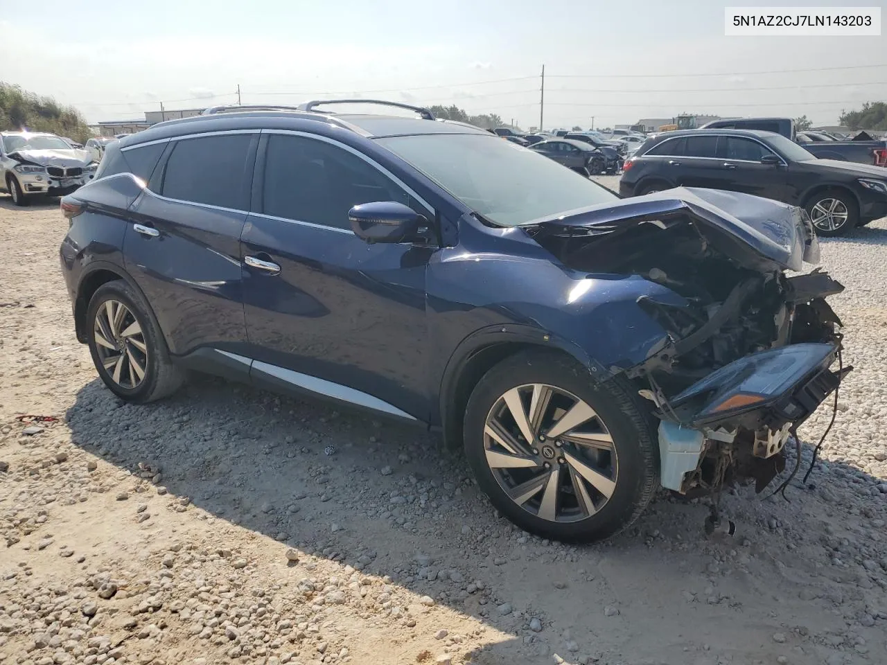 2020 Nissan Murano Sl VIN: 5N1AZ2CJ7LN143203 Lot: 68425844