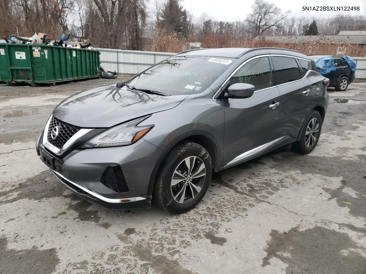 2020 Nissan Murano Sv VIN: 5N1AZ2BSXLN122498 Lot: 69038241