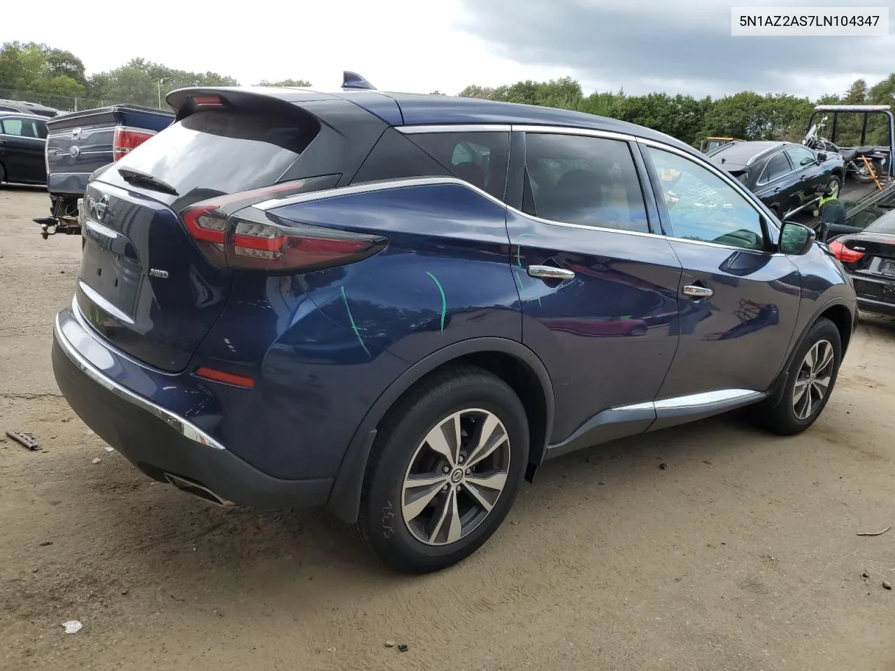 5N1AZ2AS7LN104347 2020 Nissan Murano S