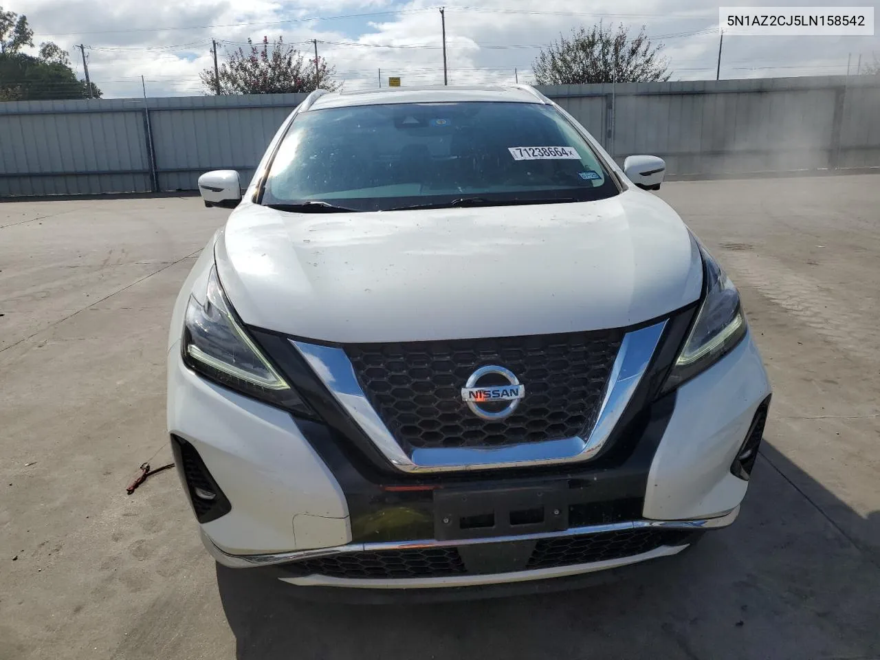 5N1AZ2CJ5LN158542 2020 Nissan Murano Sl