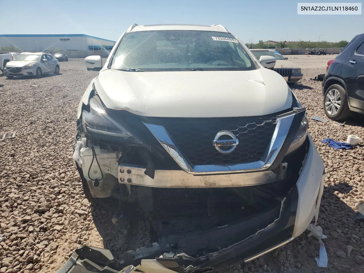 2020 Nissan Murano Sl VIN: 5N1AZ2CJ1LN118460 Lot: 73346494