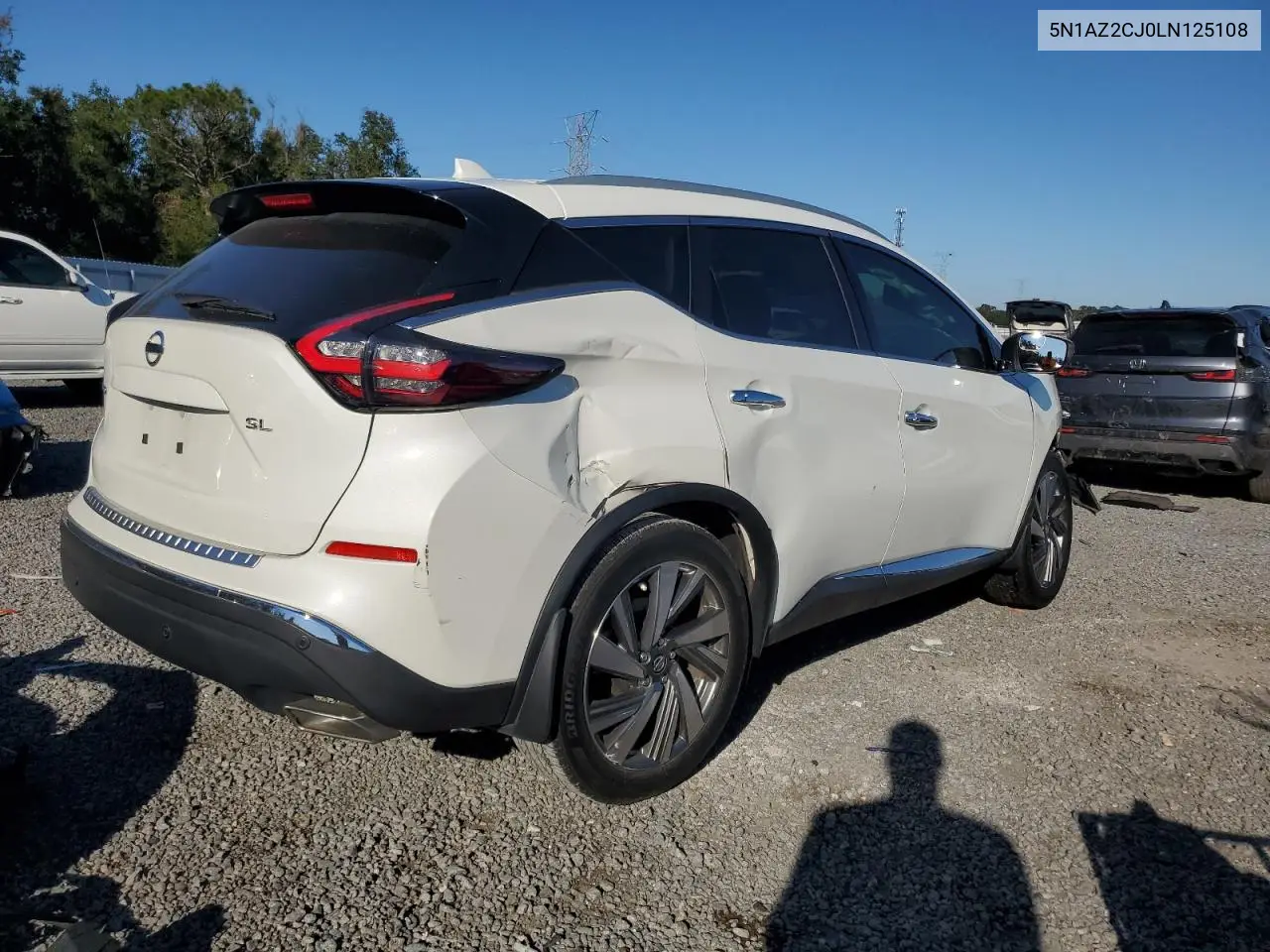 5N1AZ2CJ0LN125108 2020 Nissan Murano Sl