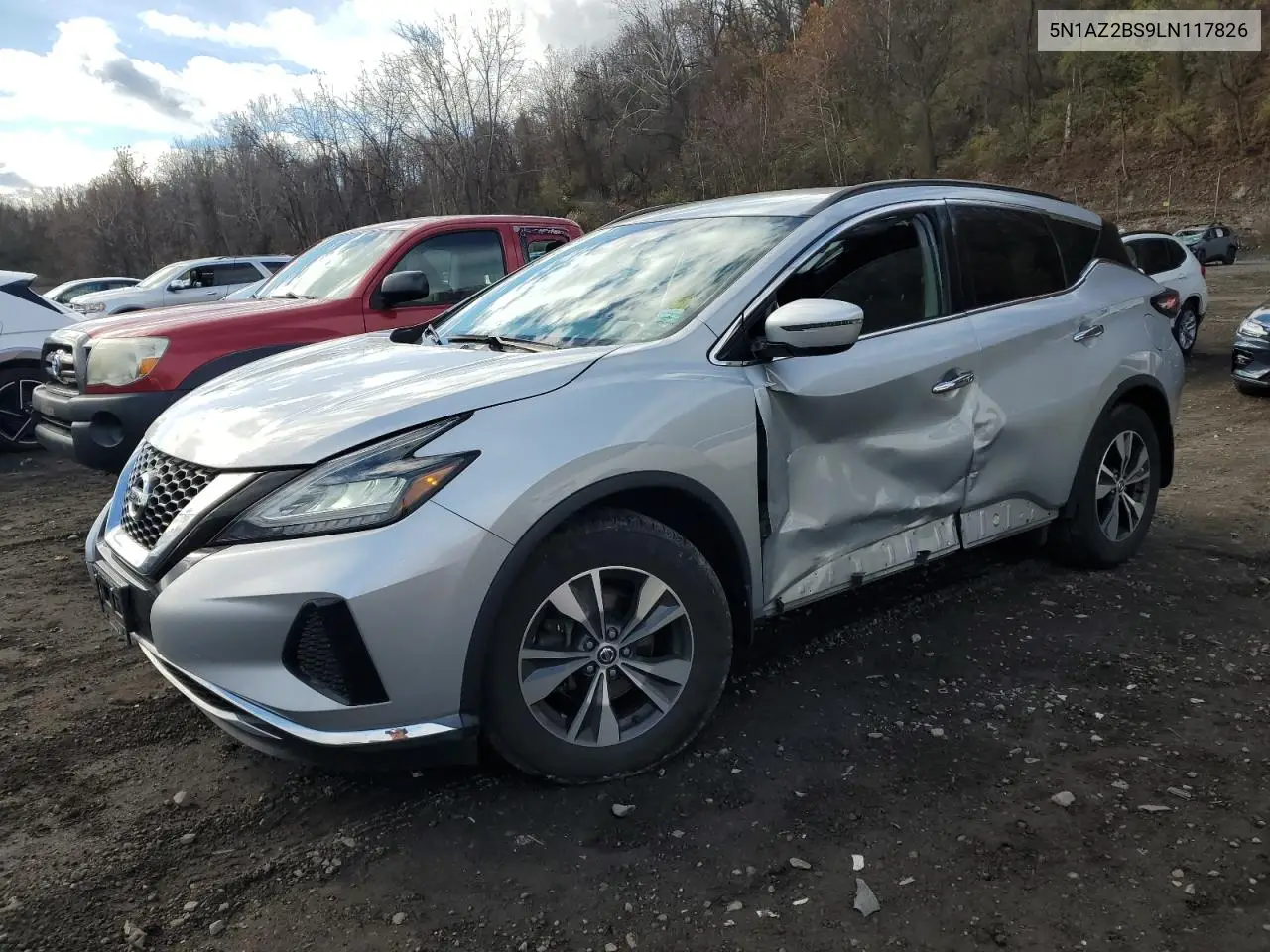 5N1AZ2BS9LN117826 2020 Nissan Murano Sv