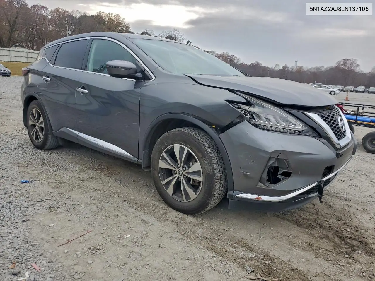 5N1AZ2AJ8LN137106 2020 Nissan Murano S