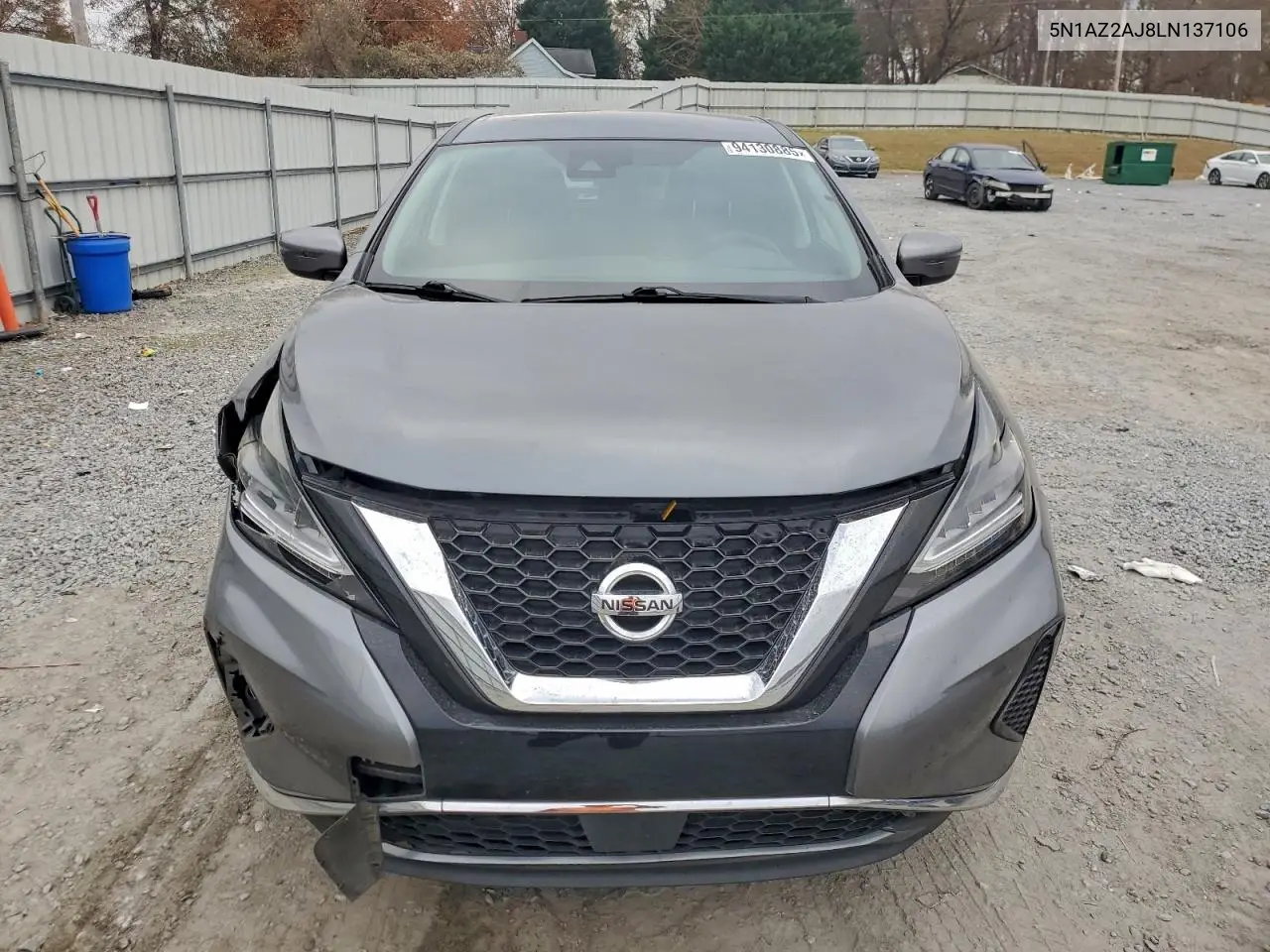 5N1AZ2AJ8LN137106 2020 Nissan Murano S