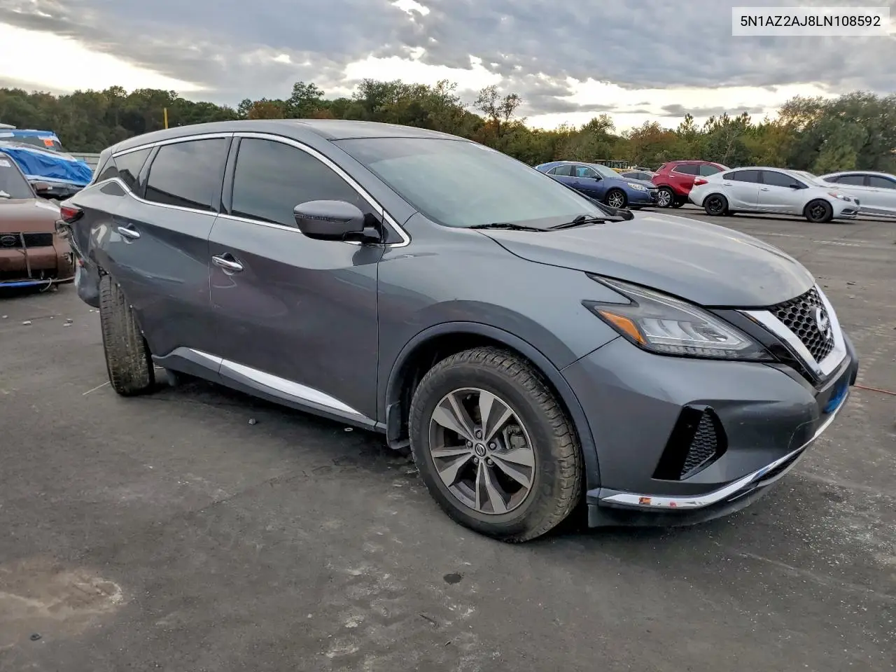 5N1AZ2AJ8LN108592 2020 Nissan Murano S