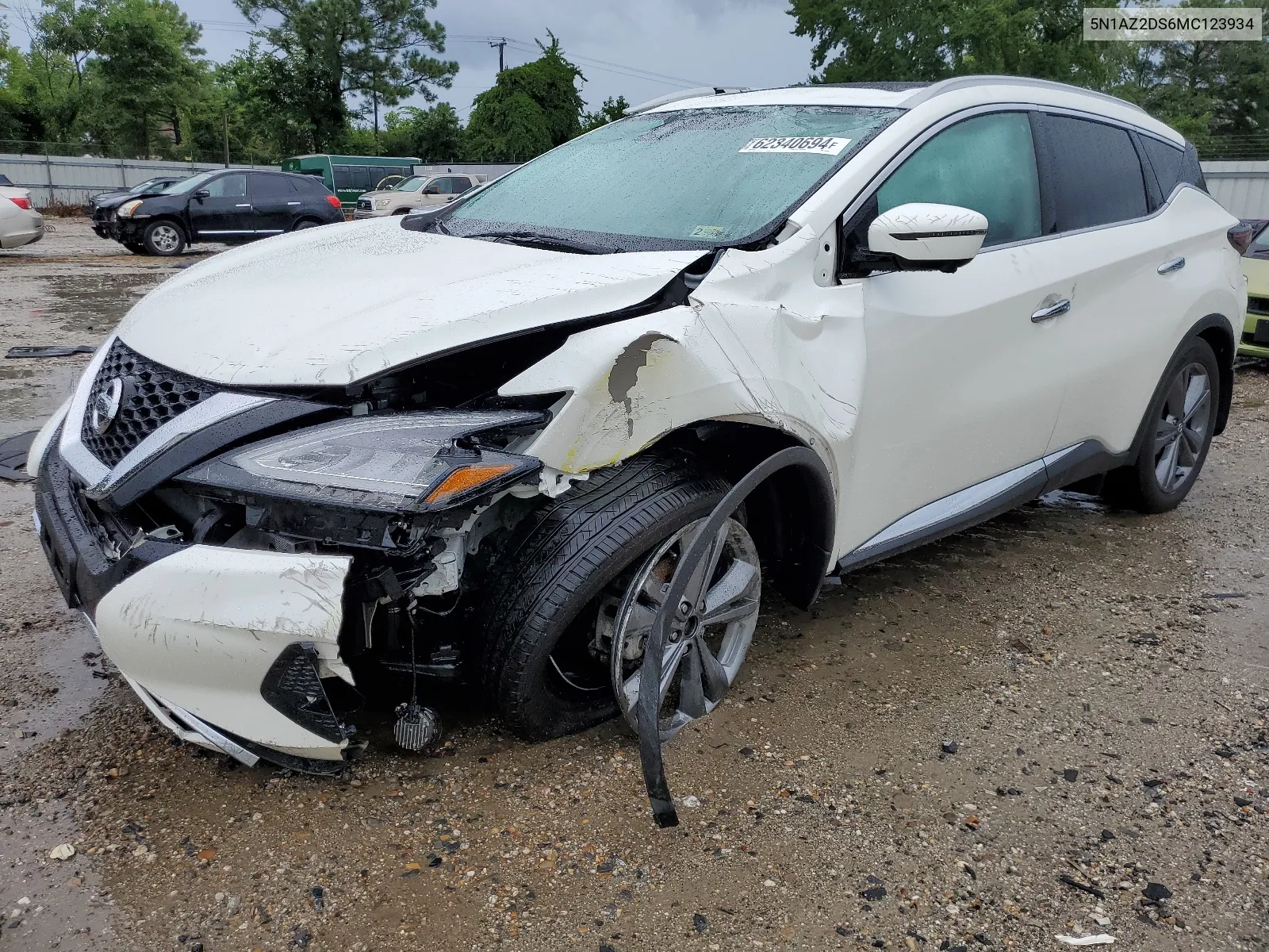 2021 Nissan Murano Platinum VIN: 5N1AZ2DS6MC123934 Lot: 62340694