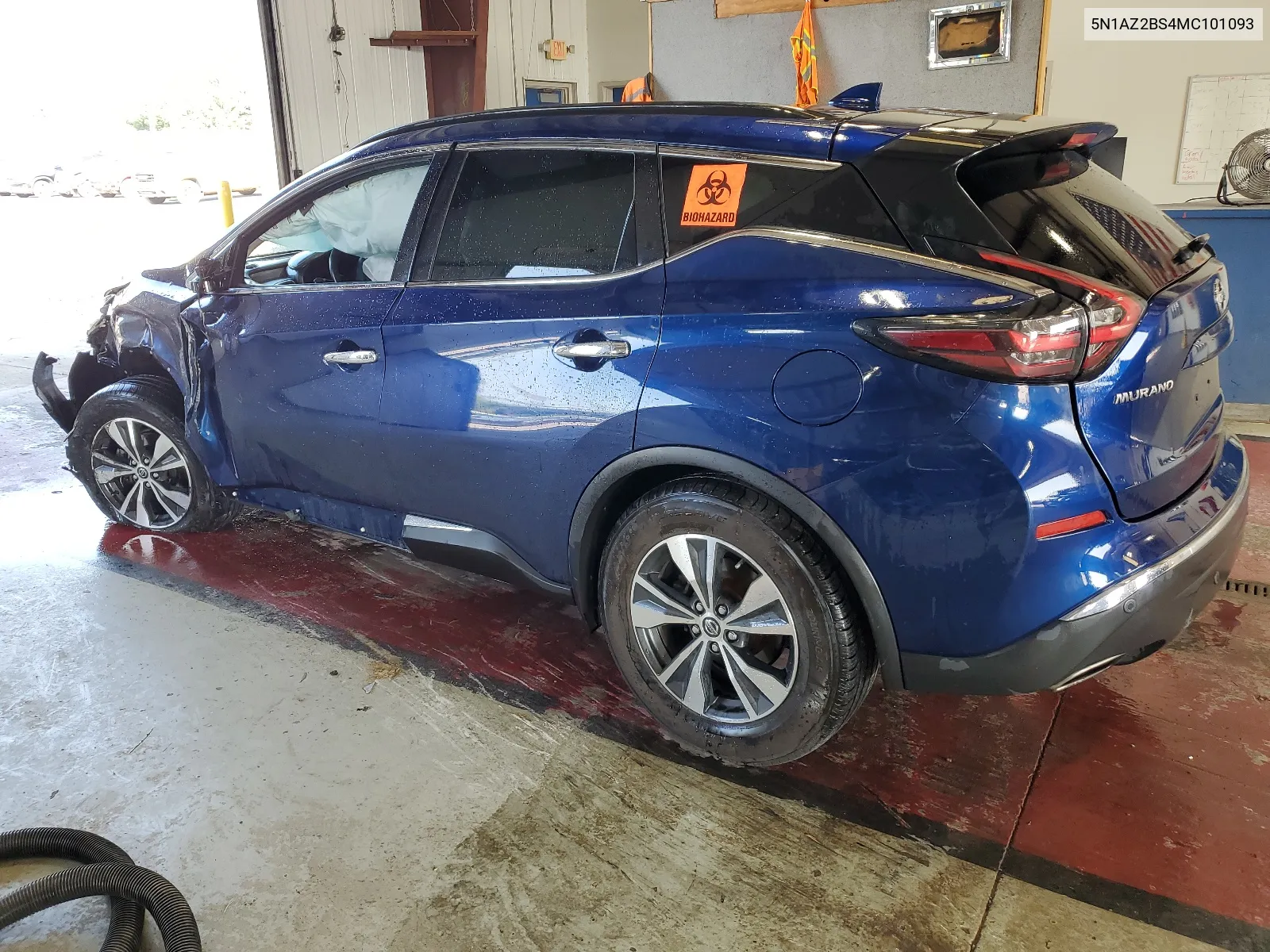 2021 Nissan Murano Sv VIN: 5N1AZ2BS4MC101093 Lot: 67328674