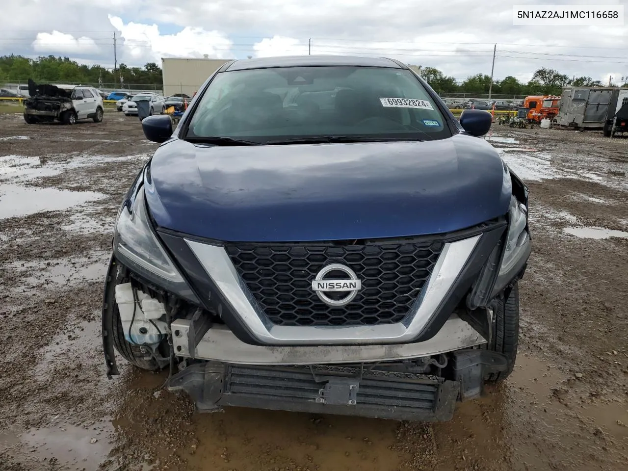 5N1AZ2AJ1MC116658 2021 Nissan Murano S