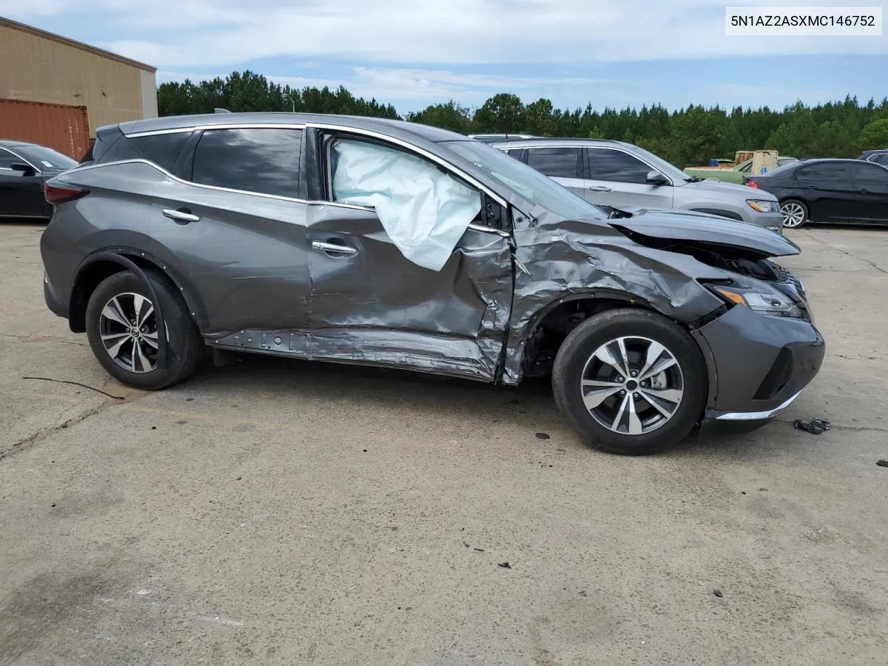 5N1AZ2ASXMC146752 2021 Nissan Murano S