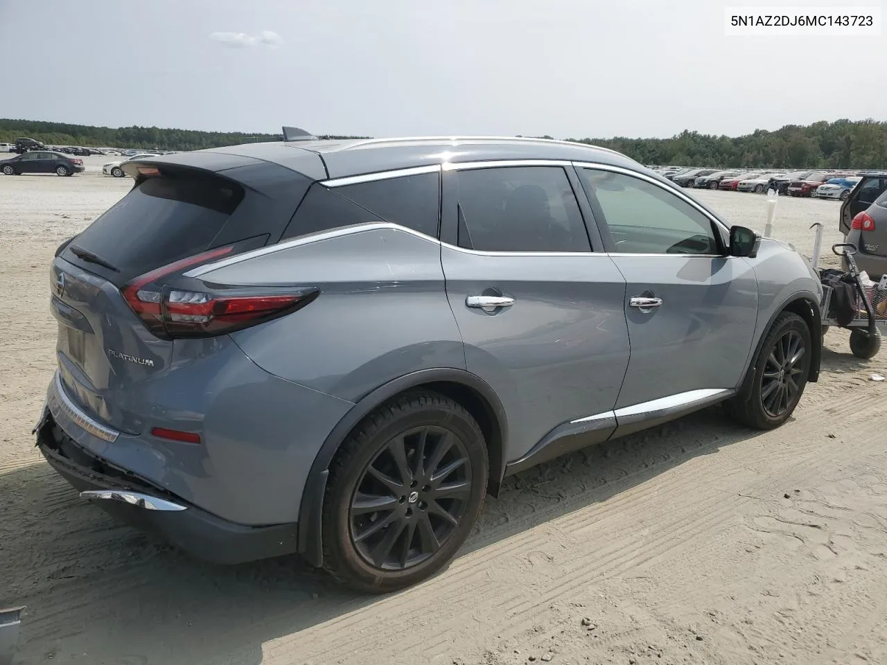 2021 Nissan Murano Platinum VIN: 5N1AZ2DJ6MC143723 Lot: 71281844