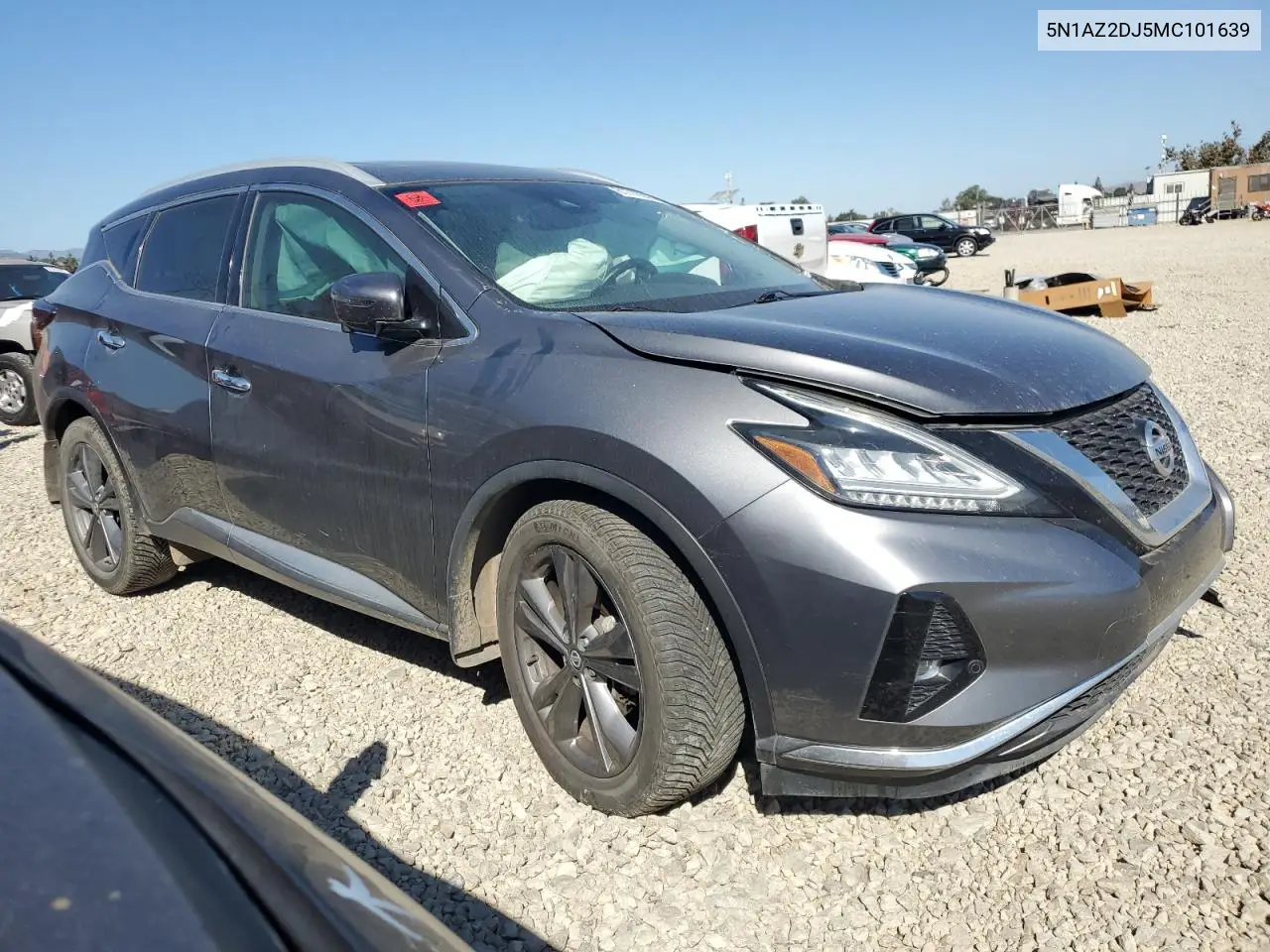 5N1AZ2DJ5MC101639 2021 Nissan Murano Platinum