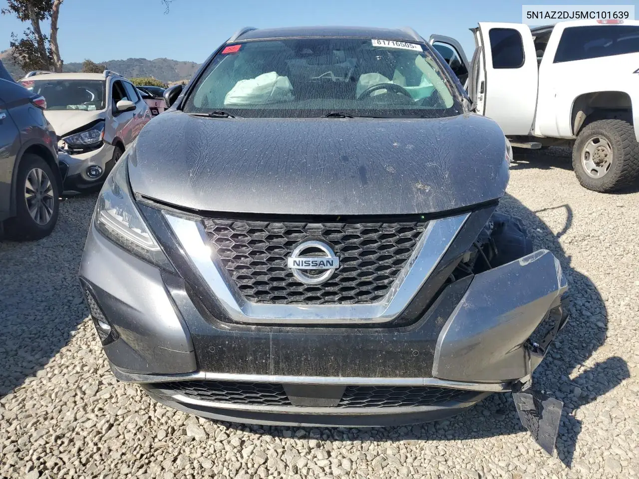 5N1AZ2DJ5MC101639 2021 Nissan Murano Platinum