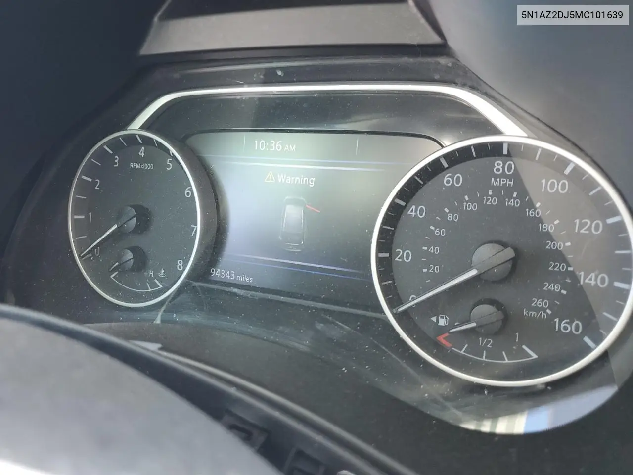 5N1AZ2DJ5MC101639 2021 Nissan Murano Platinum