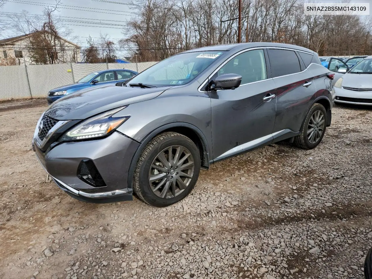 5N1AZ2BS5MC143109 2021 Nissan Murano Sv