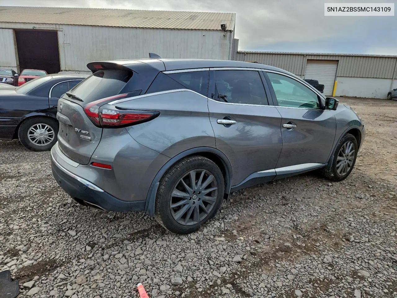 5N1AZ2BS5MC143109 2021 Nissan Murano Sv