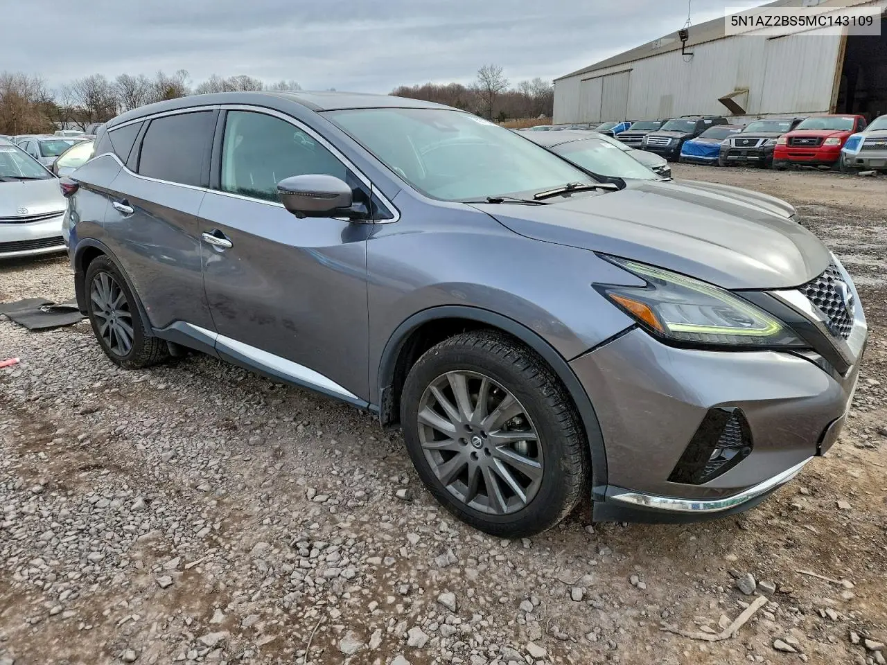 5N1AZ2BS5MC143109 2021 Nissan Murano Sv