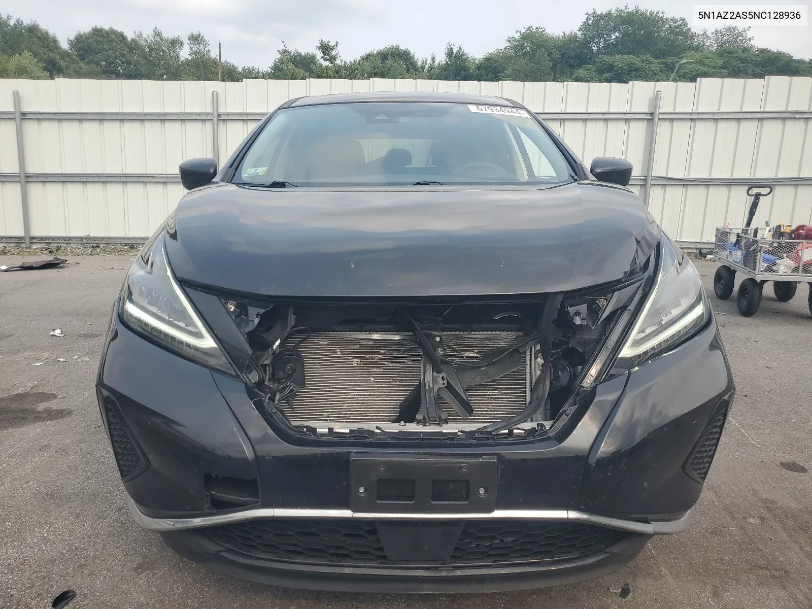 2022 Nissan Murano S VIN: 5N1AZ2AS5NC128936 Lot: 67934944