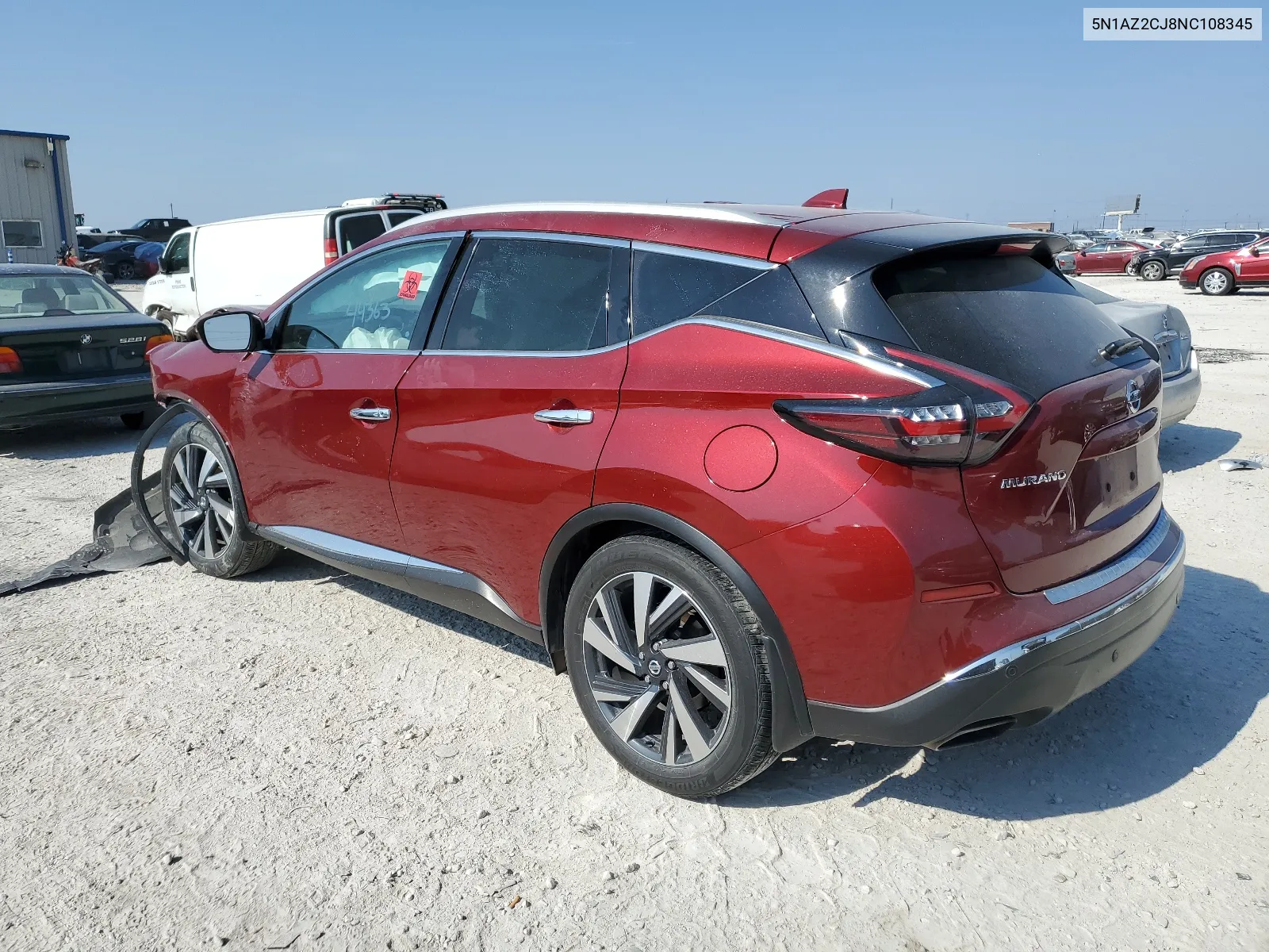 2022 Nissan Murano Sl VIN: 5N1AZ2CJ8NC108345 Lot: 68695864