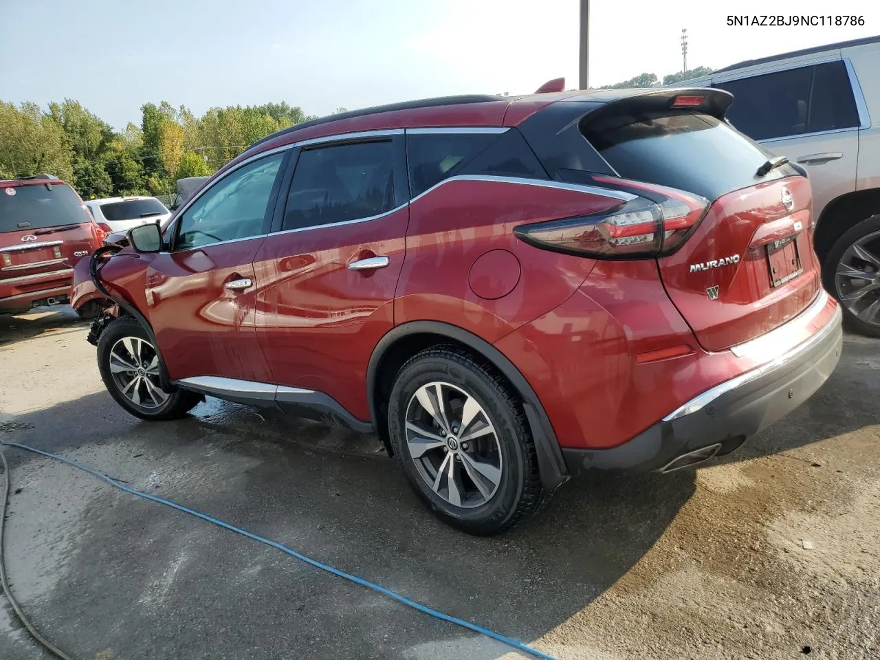 5N1AZ2BJ9NC118786 2022 Nissan Murano Sv