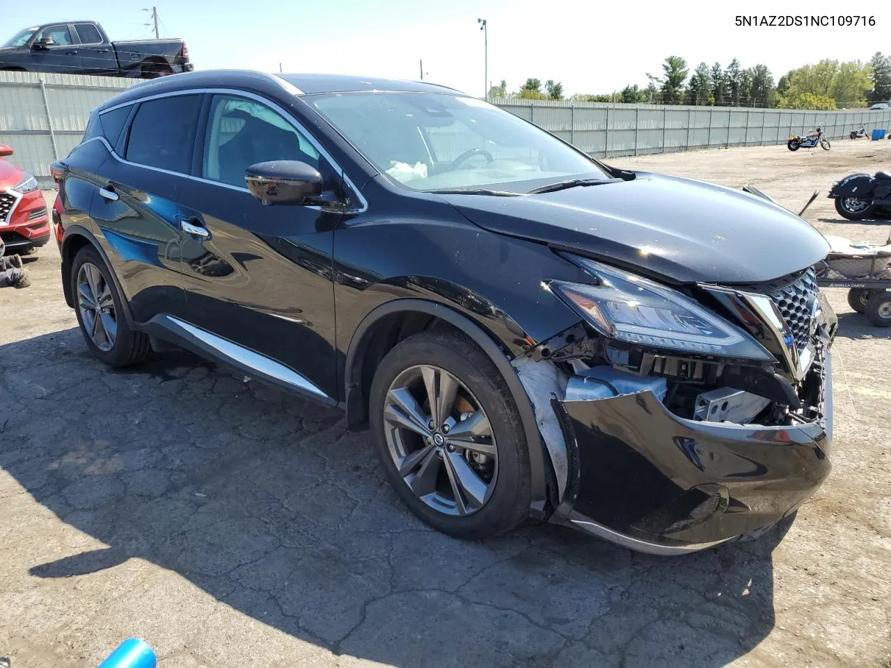 2022 Nissan Murano Platinum VIN: 5N1AZ2DS1NC109716 Lot: 69821604