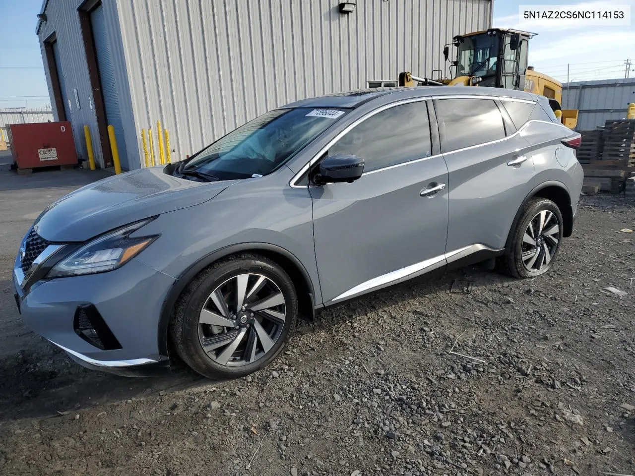 2022 Nissan Murano Sl VIN: 5N1AZ2CS6NC114153 Lot: 71596044