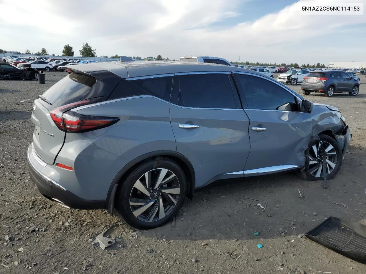 5N1AZ2CS6NC114153 2022 Nissan Murano Sl