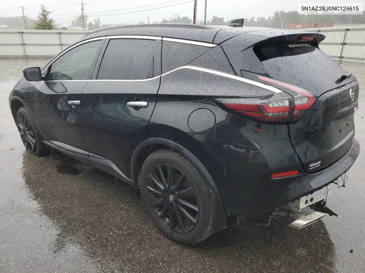 5N1AZ2BJ0NC126615 2022 Nissan Murano Sv