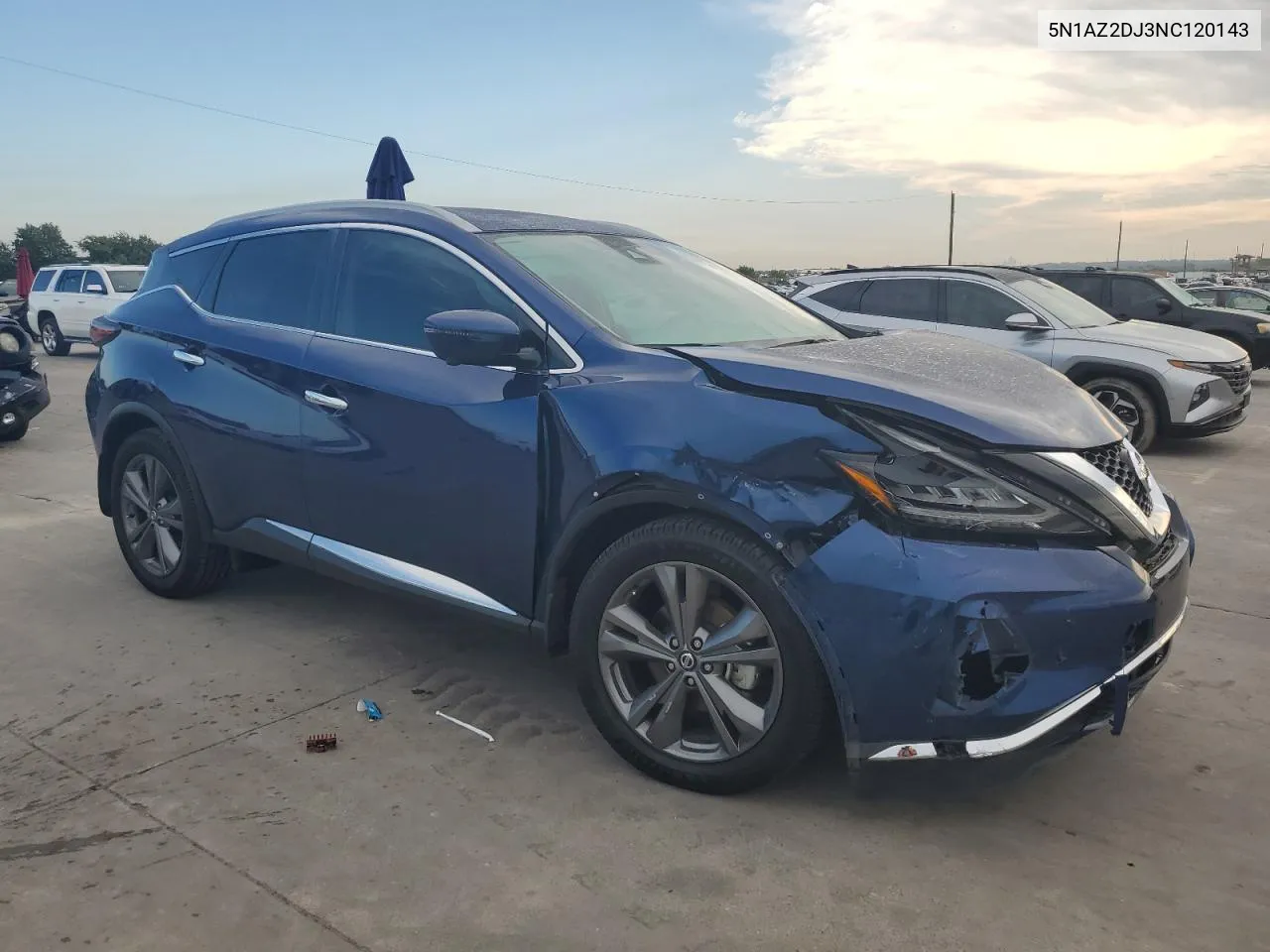 5N1AZ2DJ3NC120143 2022 Nissan Murano Platinum