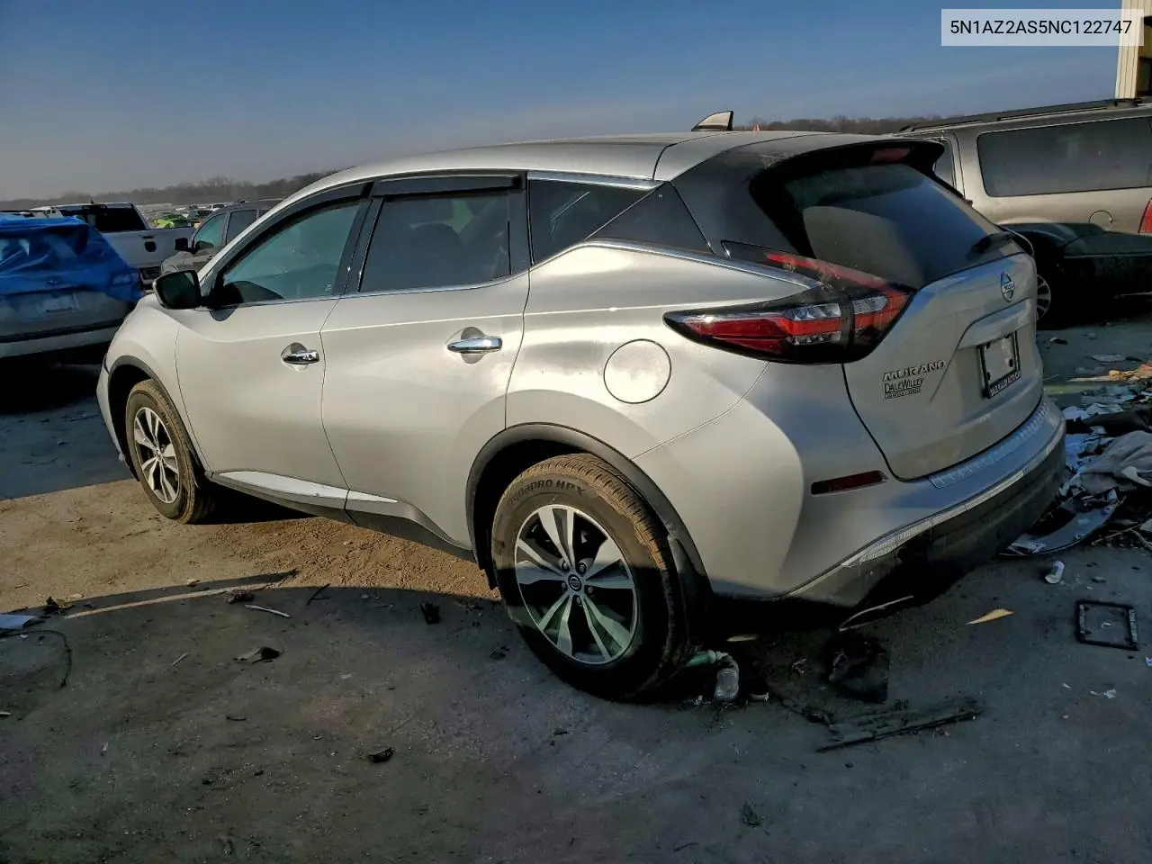 5N1AZ2AS5NC122747 2022 Nissan Murano S