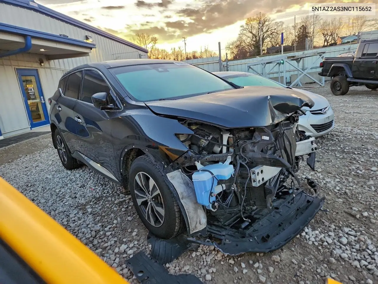 5N1AZ2AS3NC115652 2022 Nissan Murano S