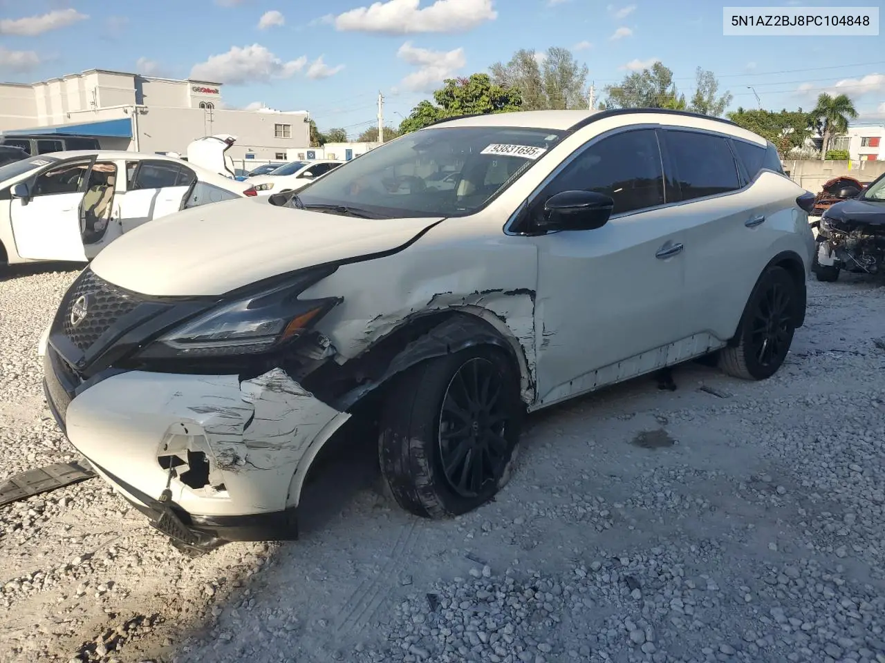 5N1AZ2BJ8PC104848 2023 Nissan Murano Sv