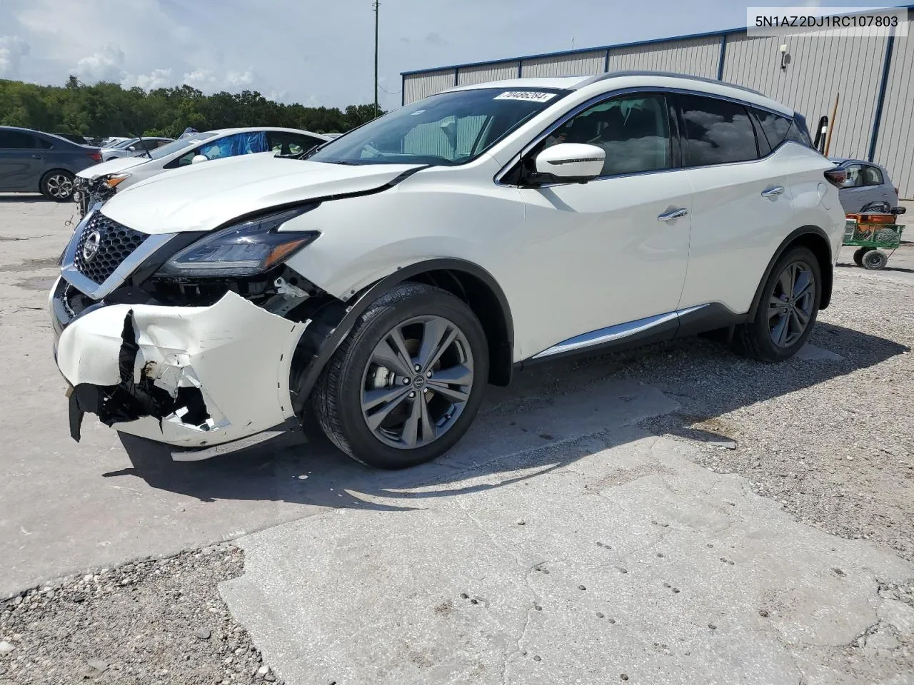 2024 Nissan Murano Platinum VIN: 5N1AZ2DJ1RC107803 Lot: 70486284