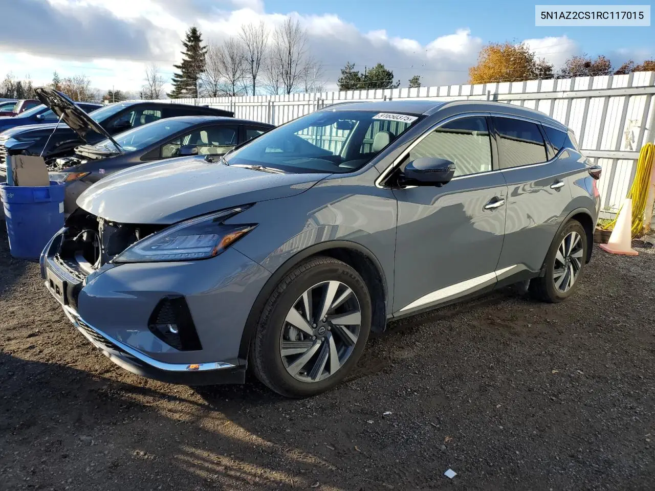 5N1AZ2CS1RC117015 2024 Nissan Murano Sl