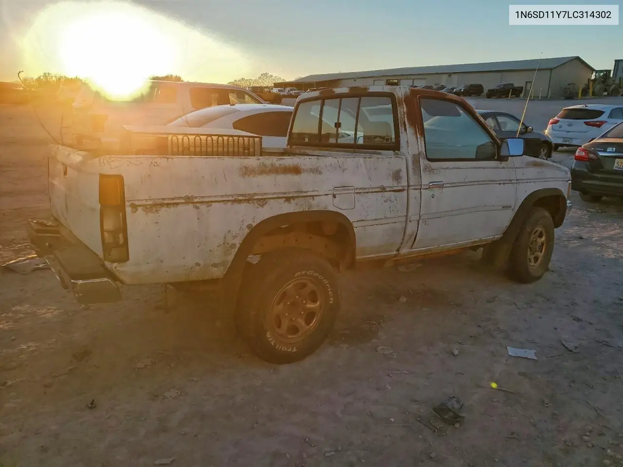 1N6SD11Y7LC314302 1990 Nissan D21 Short Bed