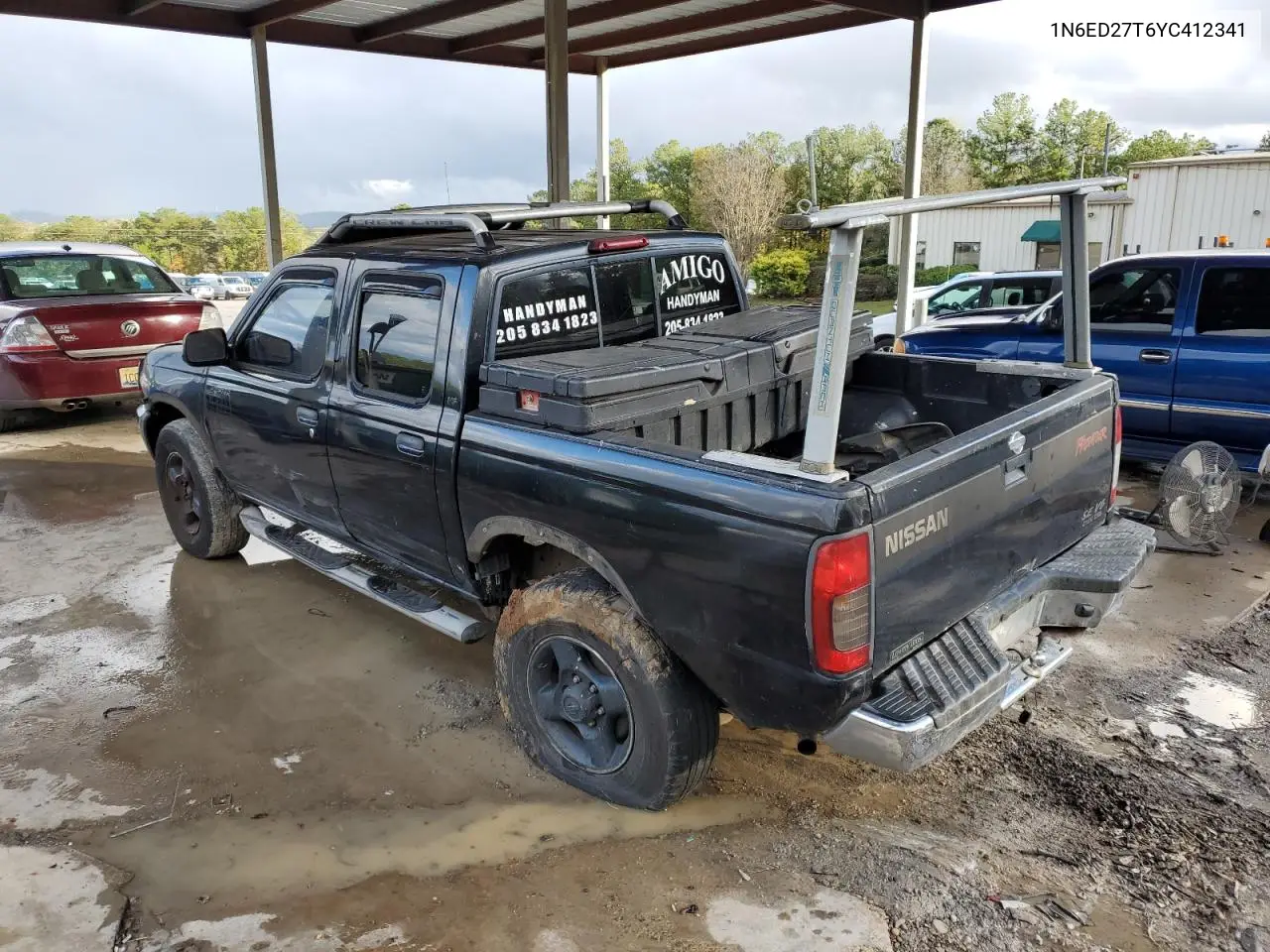 1N6ED27T6YC412341 2000 Nissan Frontier Crew Cab Xe