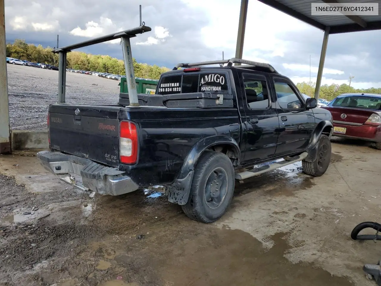 1N6ED27T6YC412341 2000 Nissan Frontier Crew Cab Xe