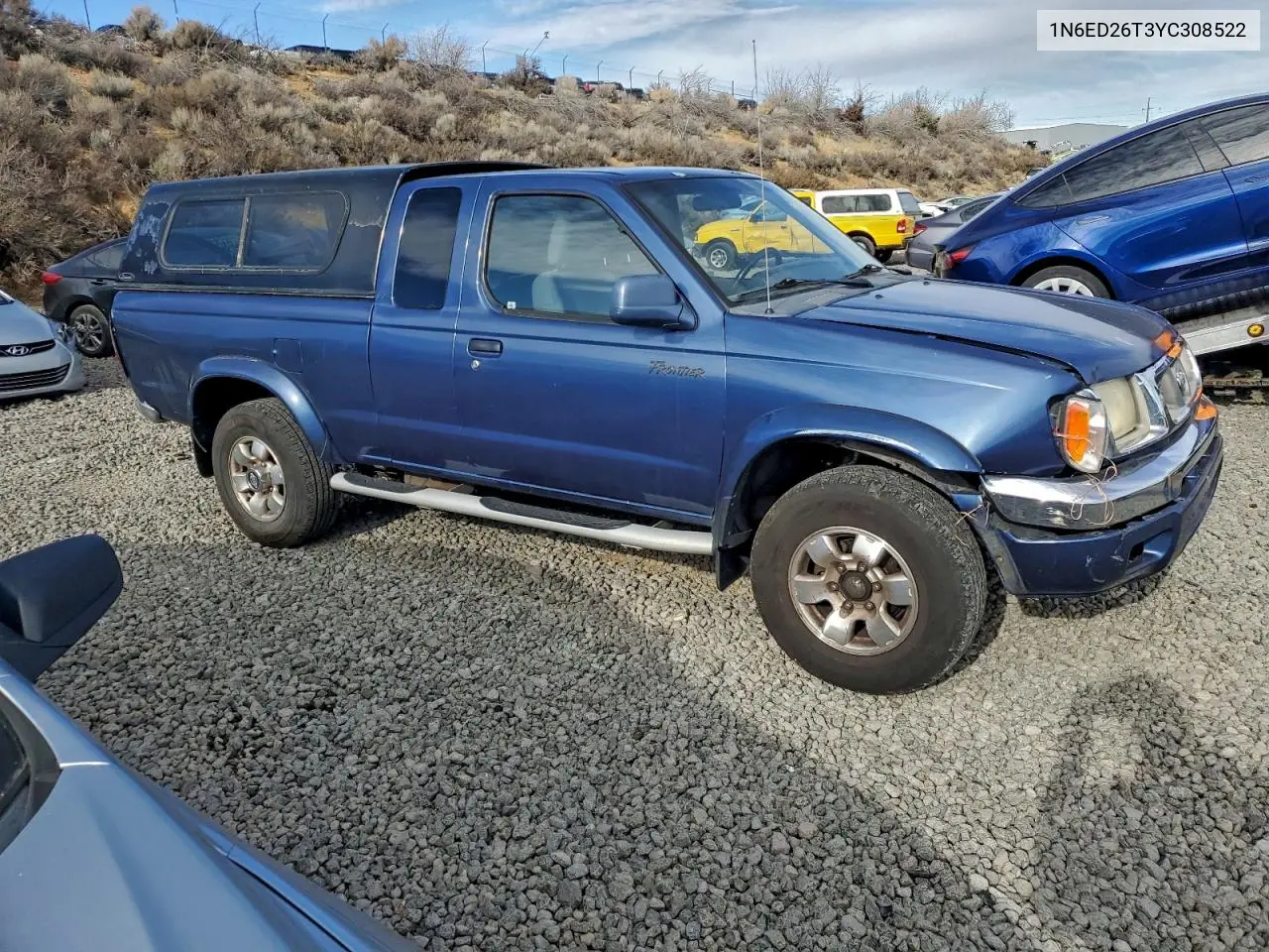 1N6ED26T3YC308522 2000 Nissan Frontier King Cab Xe