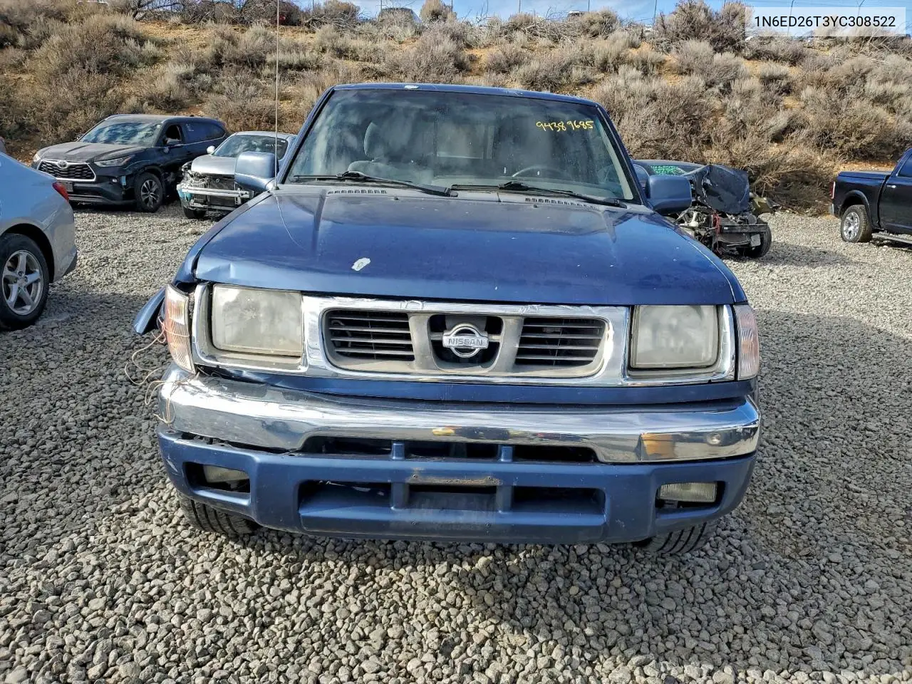 1N6ED26T3YC308522 2000 Nissan Frontier King Cab Xe